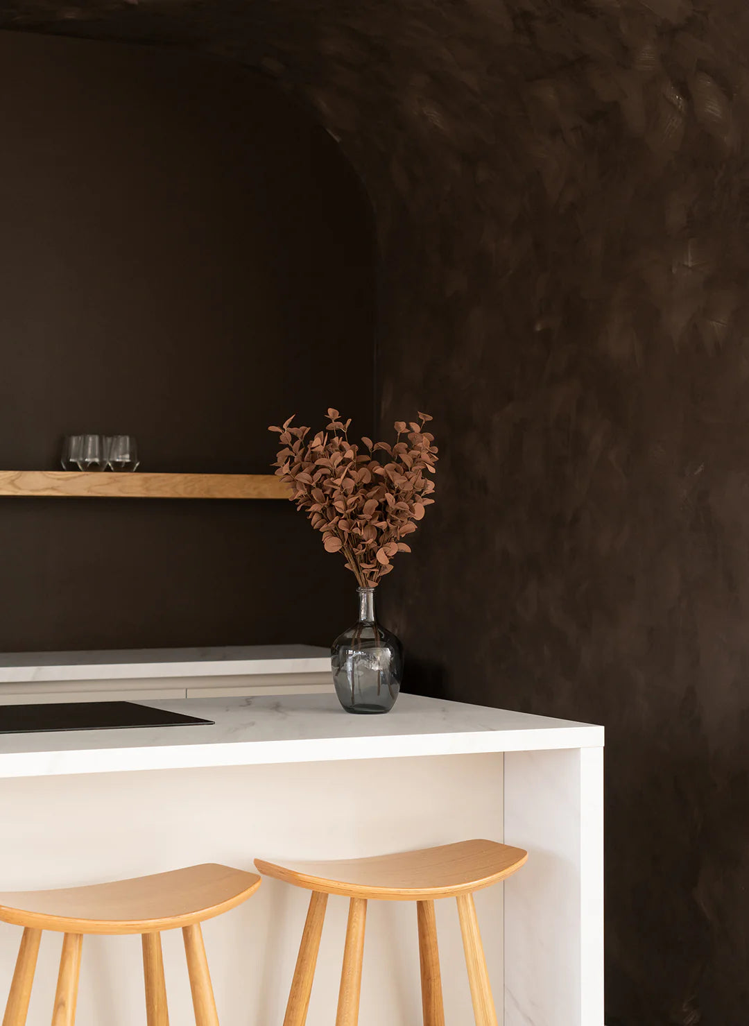 Faux Eucalyptus - Brown Bunch