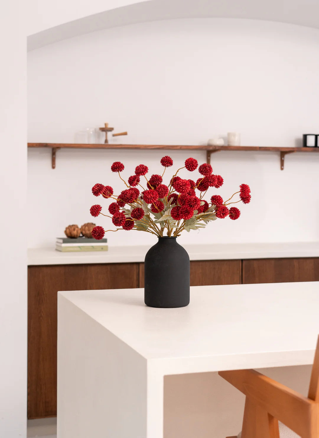 Faux Kiku Flower Bunch