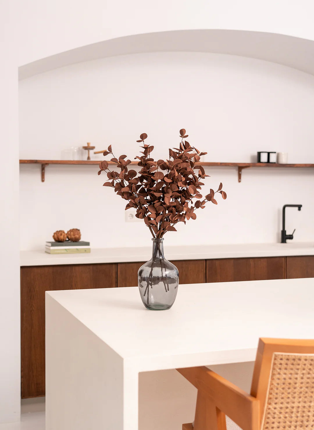 Faux Eucalyptus - Brown Bunch