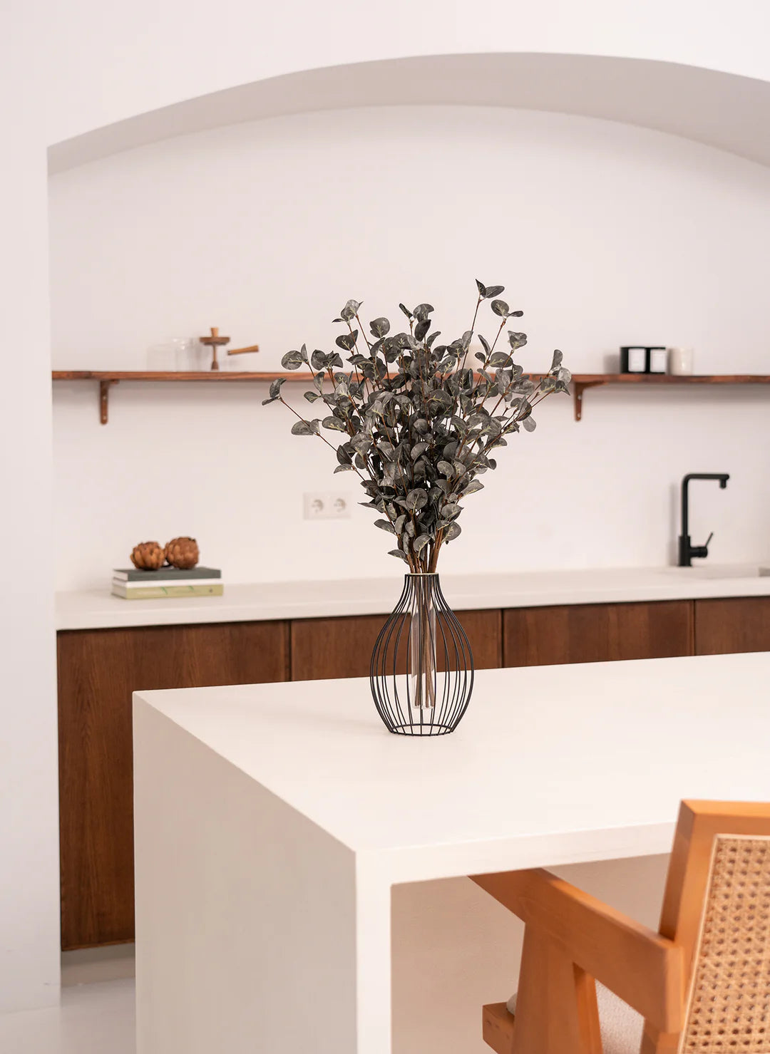 Faux Eucalyptus - Graceful Green Bunch