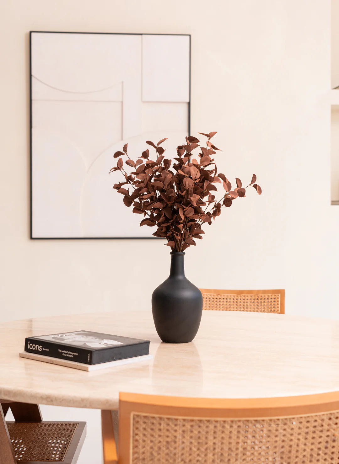 Faux Eucalyptus - Brown Bunch
