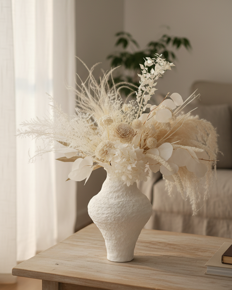 Golden Hazev - Dried Flowers Arrangement