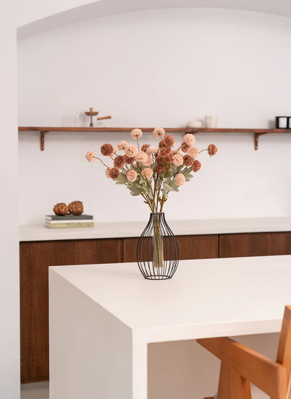 Faux Kiku Flower Bunch